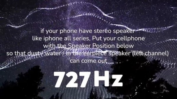 Speaker Cleaner Sound for Android/Iphone . Speaker Hits Water | Small Sound - Speaker Cleaner Sound