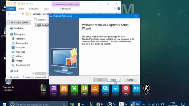 Como Activar Los gadgets para Windows 10 + Gadgets de reloj transparente смотреть онлайн