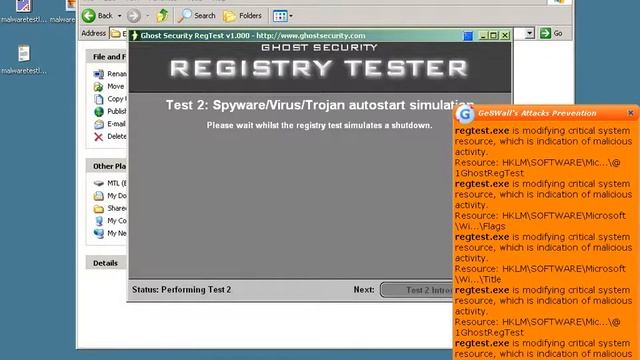 GesWall Free 2.8.3 vs Trojan.Win32.Filecoder.c смотреть онлайн