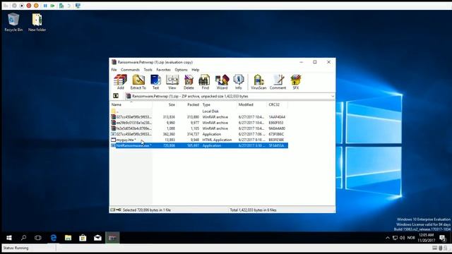 Panda Adaptive Defender 360 - blocks Ransomware on a Windows 10 Client (Renamed file) смотреть онлайн