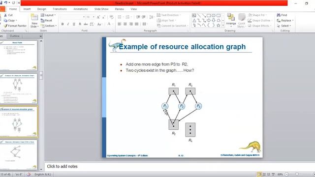 8.3 Deadlock, resource allocation graph смотреть онлайн