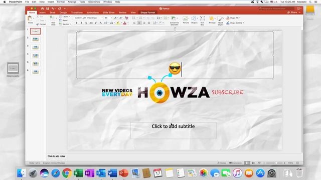 How to Insert Emoticons in PowerPoint for Mac | Microsoft Office for macOS смотреть онлайн