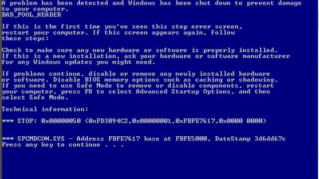 Windows 7 BSoD смотреть онлайн