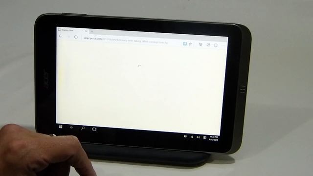Windows 10 tablet mode on 8-inch Acer Iconia Tab W4 смотреть онлайн