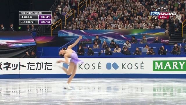 Mao Asada SP Worlds 2014 (Eurosport) смотреть онлайн