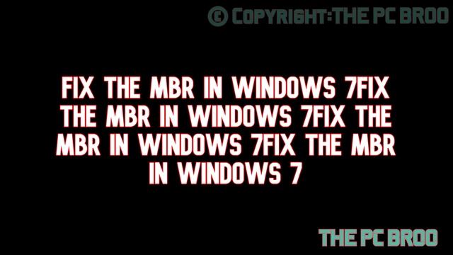 Fix the MBR fix bootloader Windows XP, Vista, (7, 8, 8.1, 10) (FIXED) Master boot record MBR SOLVED смотреть онлайн