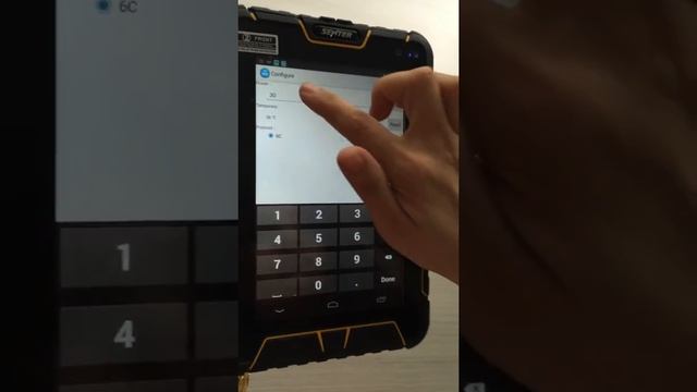 ST907 Rugged tablet pc with UHF RFID reader смотреть онлайн