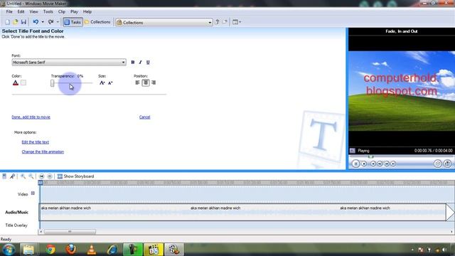 Windows Movie Maker Video Tutorial Part 8 смотреть онлайн