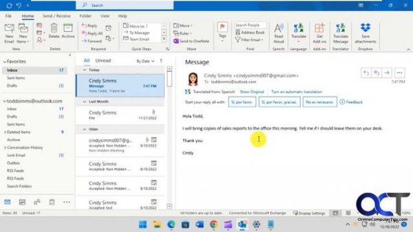 Translate Microsoft Outlook Emails to Your Preferred Language with Translator for Outlook
