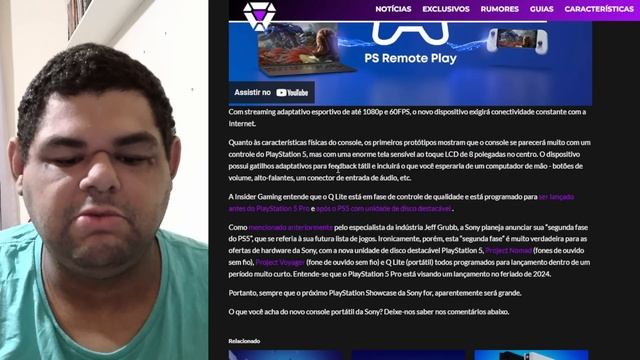 VAZOU novo PLAYSTATION PORTÁTIL! Projeto Q Lite é o novo console portátil da SONY! смотреть онлайн