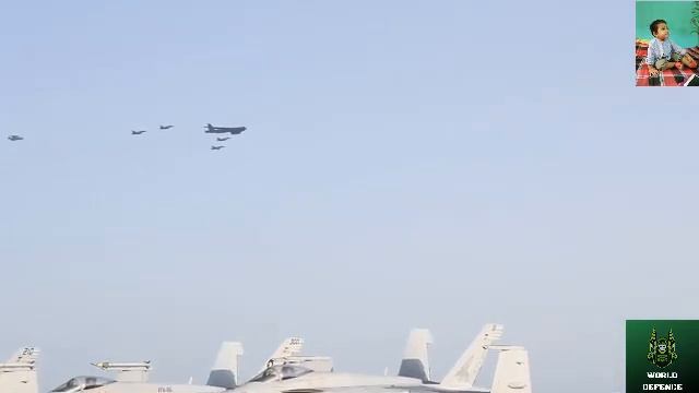 USS Abraham Lincoln Strike Group Joint Operations with 20th Expeditionary Bomb Squadron смотреть онлайн