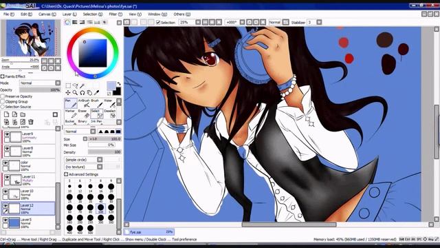 Fye Fan Art Speed Paint (Paint Tool Sai) смотреть онлайн