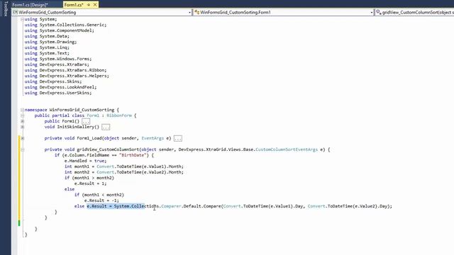 DevExpress WinForms Grid: Custom Sorting & Non-Sortable Columns смотреть онлайн