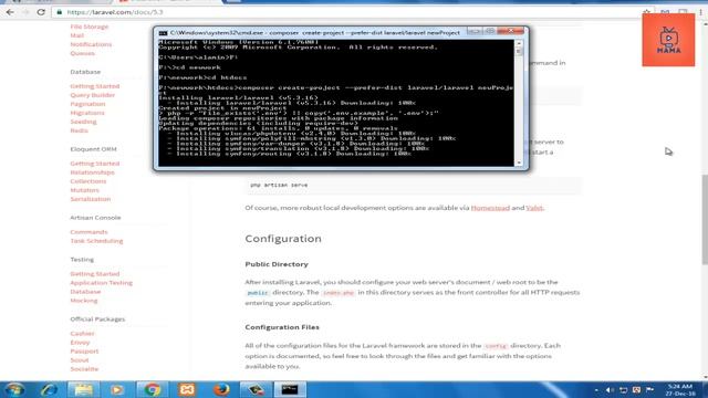 How to Install laravel 5.3 for windows with xampp смотреть онлайн