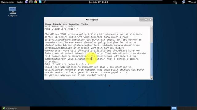 Kali Linux-Websploit Üzerinden CloudFlare Bypass. смотреть онлайн