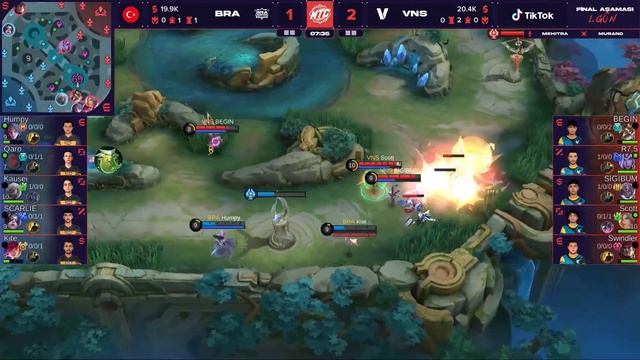 MTC Türkiye Şampiyonası 1. Sezon Yarı Final 1. Maç Özeti | VNS Vs BRA