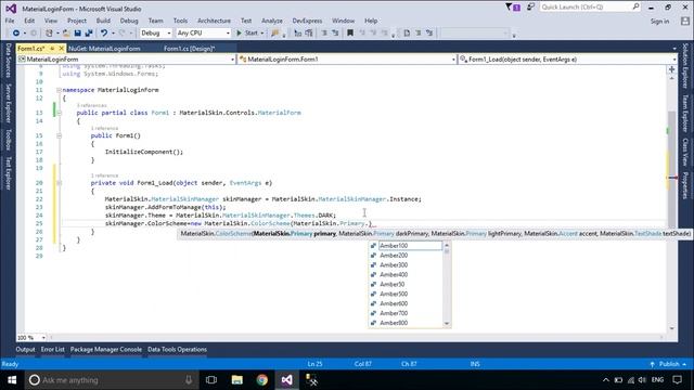 C# Tutorial - Material Design Login & Registration Form | FoxLearn смотреть онлайн