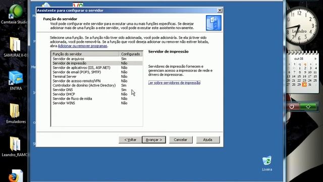 Windows 2003 Server Print 1 - Servidor de Impressão - www.professorramos.com смотреть онлайн