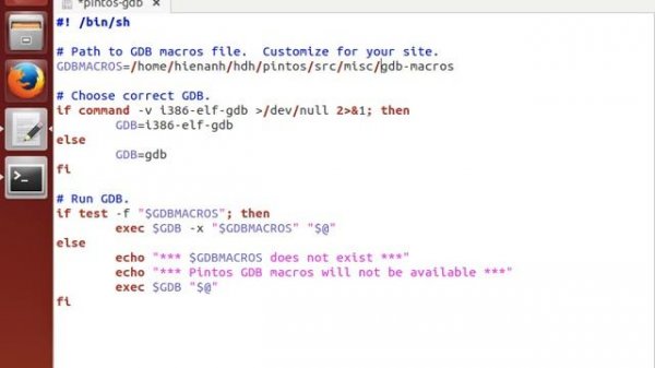 Installing PintOS on Ubuntu