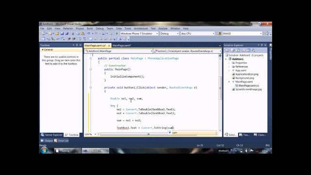 windoes phone 7 (wp7) application development simple application смотреть онлайн
