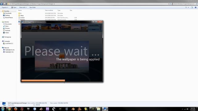 Change Windows 7 Login Background смотреть онлайн