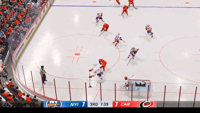 NHL 22 Xbox Series XS New York Islanders Vs Carolina Hurricanes Gameplay смотреть онлайн