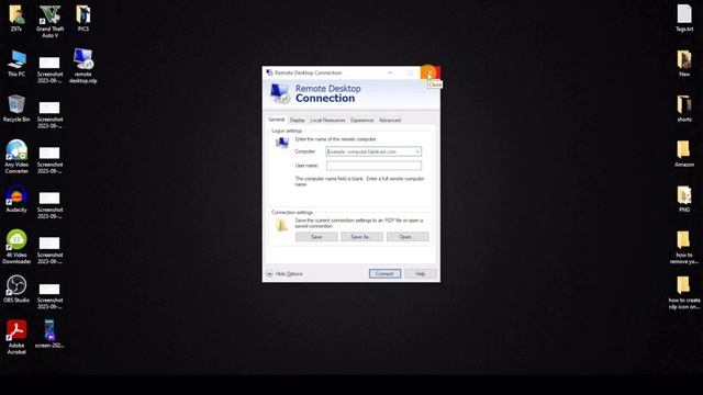 How to Create RDP Icon on Desktop Windows 10/8/7 and 11 | Remote Desktop Connection смотреть онлайн