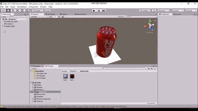Tutorial Unity3d and Vuforia Mixed Reality with shadow смотреть онлайн