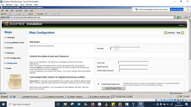 Setup Web Server Windows Server dengan CMS Joomla смотреть онлайн