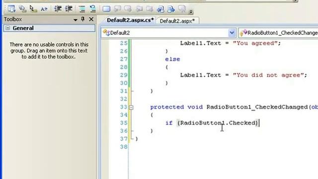 35 - ASP.NET RadioButton Control смотреть онлайн