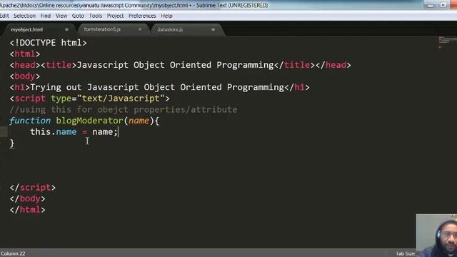 Part three: Javascript Objects смотреть онлайн