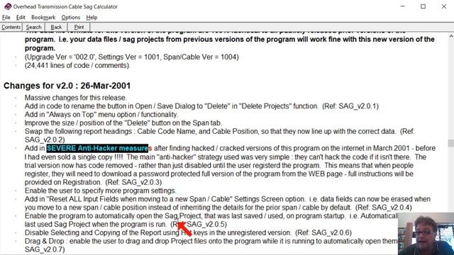Sag Calculator 20th Anniversary - Overhead Cable Sag Calculator, Moose's Software Valley смотреть онлайн