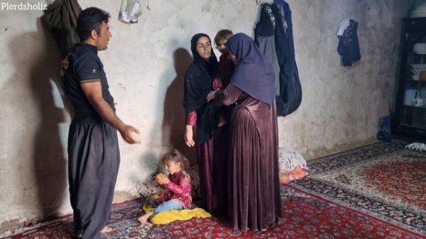 Happiness: Fortunately, the mother finds her children and hugs them.