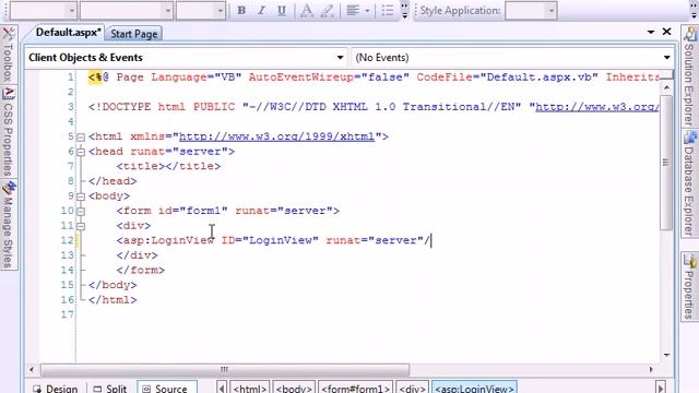 ASP NET Login Control смотреть онлайн