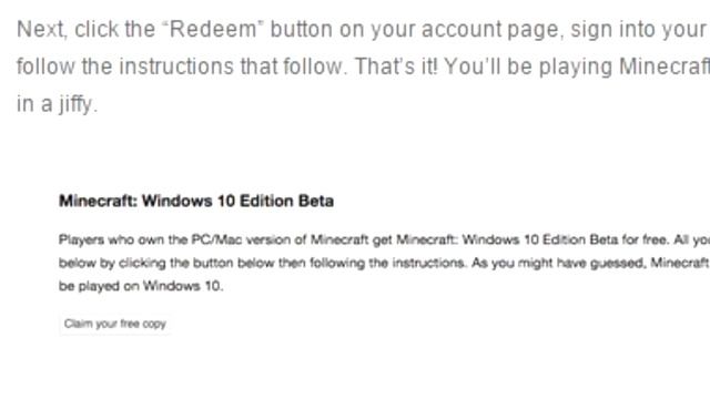 Scaricare gratis Minecraft: Windows 10 Edition con vecchio account смотреть онлайн