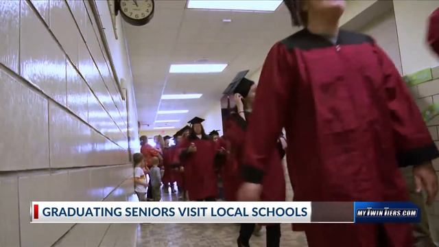 Elmira High School Graduating Seniors Visit Elementary Schools смотреть онлайн