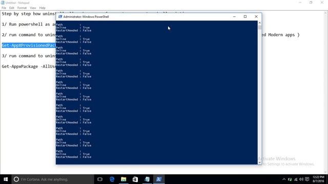 Windows 10 - Uninstall all modern apps for system account and all existing users смотреть онлайн