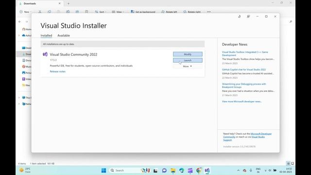 Install Visual Studio Community 2022 on Windows 11 for Free смотреть онлайн