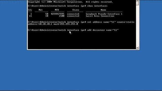 Konfiguracja protokołu IPV4 Windows Server 2008 z CMD+skrypt смотреть онлайн
