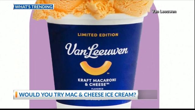 Kraft unveils limited edition mac and cheese ice cream, set to hit freezers this week смотреть онлайн