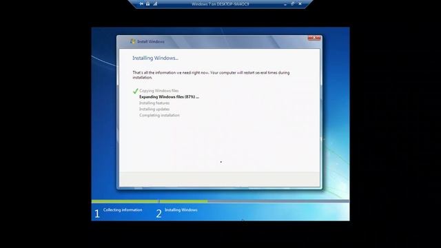 How to install windows 7 in Hyper-v. смотреть онлайн