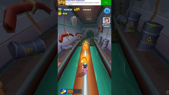 Game - Subway Princess Runner - Clown CHARACTER Run | Android/iOS Gameplay HD смотреть онлайн