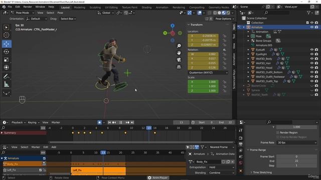 38. Creating the run back left cycle смотреть онлайн