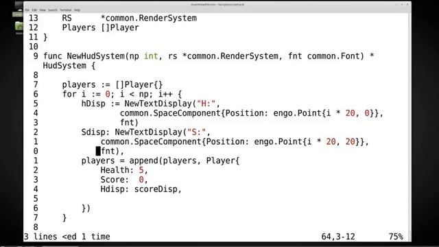 Golang Engo Heads Up display смотреть онлайн