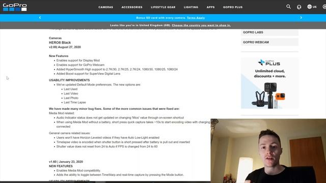 GoPro Hero 8 v2.0 firmware update! смотреть онлайн