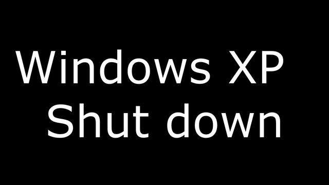 Windows XP shut Down (Original sound effect) смотреть онлайн