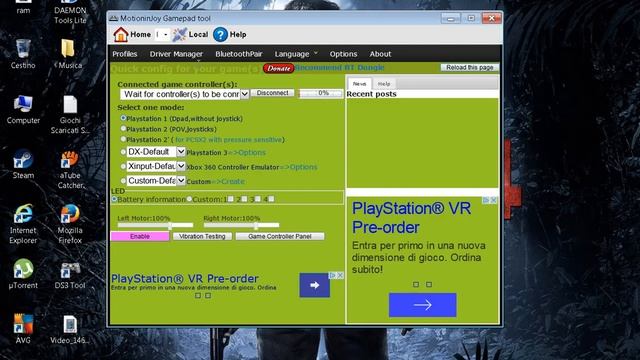 Come collegare Joystick PS3 al PC in ITA смотреть онлайн