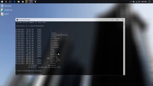 Create New folder using Command Prompt in Windows 10 смотреть онлайн