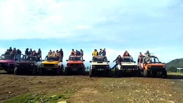 ke dieng gak naik Jeep adventure Dieng gak asik. @salimlerengdieng смотреть онлайн
