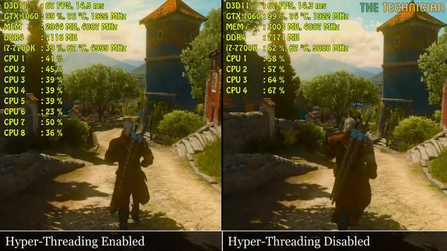 Hyper-Threading ON vs. OFF | i7 7700K @ 5.0GHz [Tested in 5 Games] @1080p смотреть онлайн
